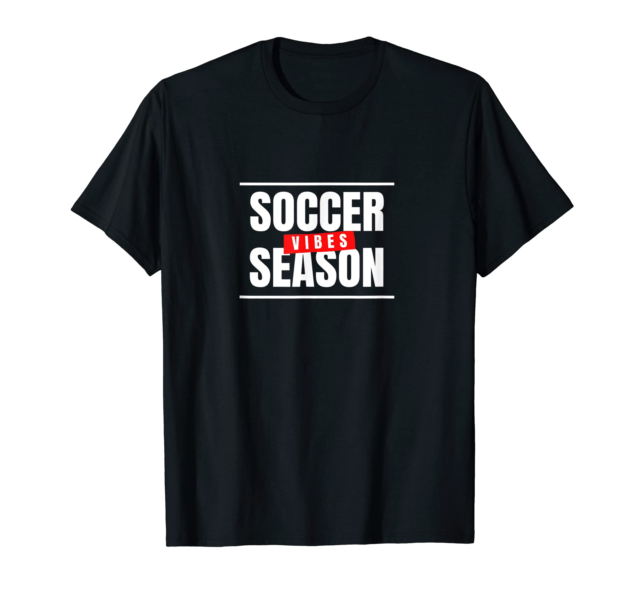 Soccer Season Vibes T-Shirt - Minimalist Print Men Women