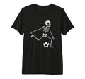Skeleton Soccer Funny Halloween T-Shirt - Casual Everyday Wear for Adults