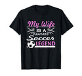 Soccer My Wife Is Fantasy Baseball T-Shirt - Unique Graphic for Adults