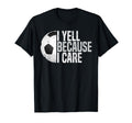 Funny Soccer Fan I Yell Because I T-Shirt - Custom Art Print for Adults