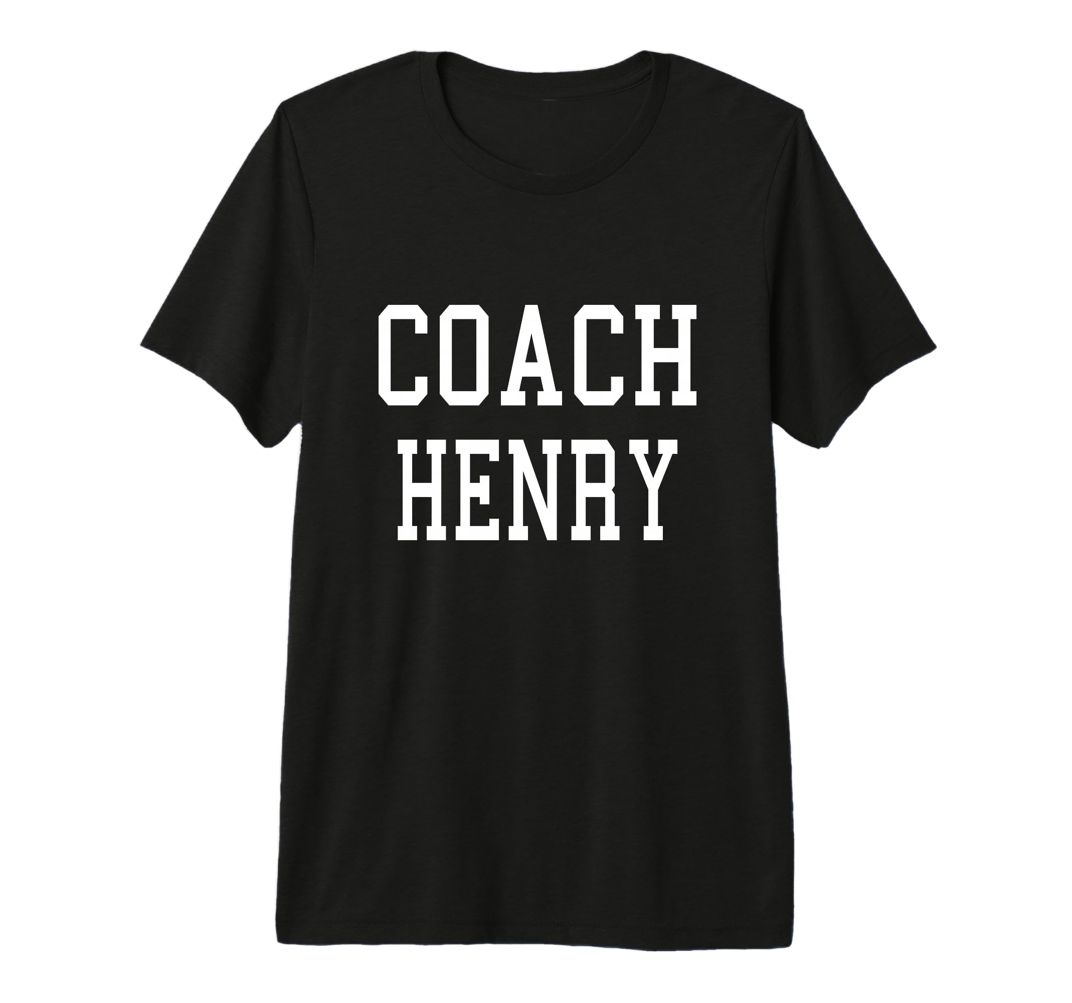 Coach Henry Custom Football Soccer T-Shirt - Novelty Apparel Men Women