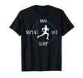 Run Eat Sleep Repeat Gift Runners T-Shirt - Novelty Apparel for Adults