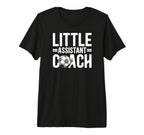 Little Assistant Coach Soccer Assistant T-Shirt - Trendy Graphic Men Women