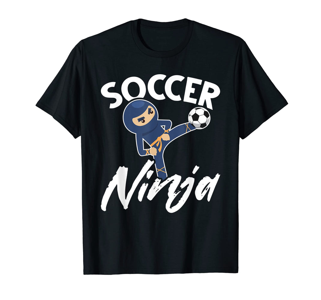 Ninja Soccer Player T-Shirt - Novelty Apparel Men Women