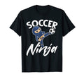 Ninja Soccer Player T-Shirt - Novelty Apparel Men Women
