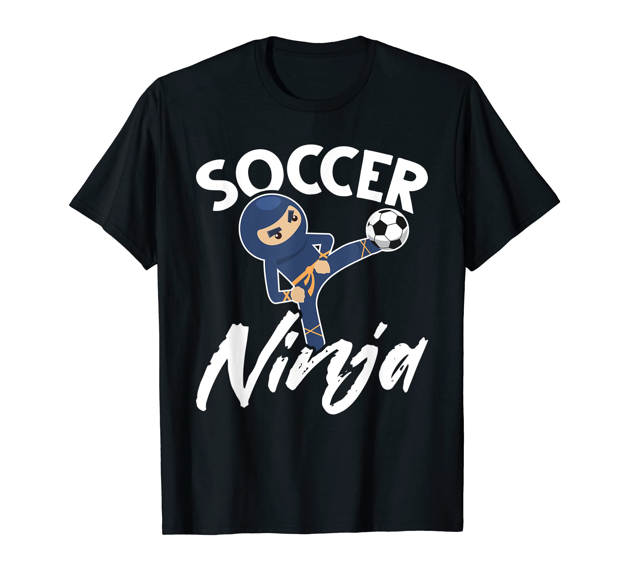 Ninja Soccer Player T-Shirt - Novelty Apparel Men Women