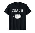 Football Coach Novelty T-Shirt - Minimalist Print Unisex