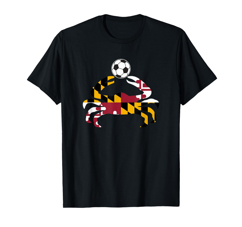 Maryland State Flag Blue Crab Pride T-Shirt - Minimalist Print for Adults