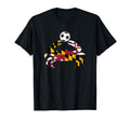 Maryland State Flag Blue Crab Pride T-Shirt - Minimalist Print for Adults