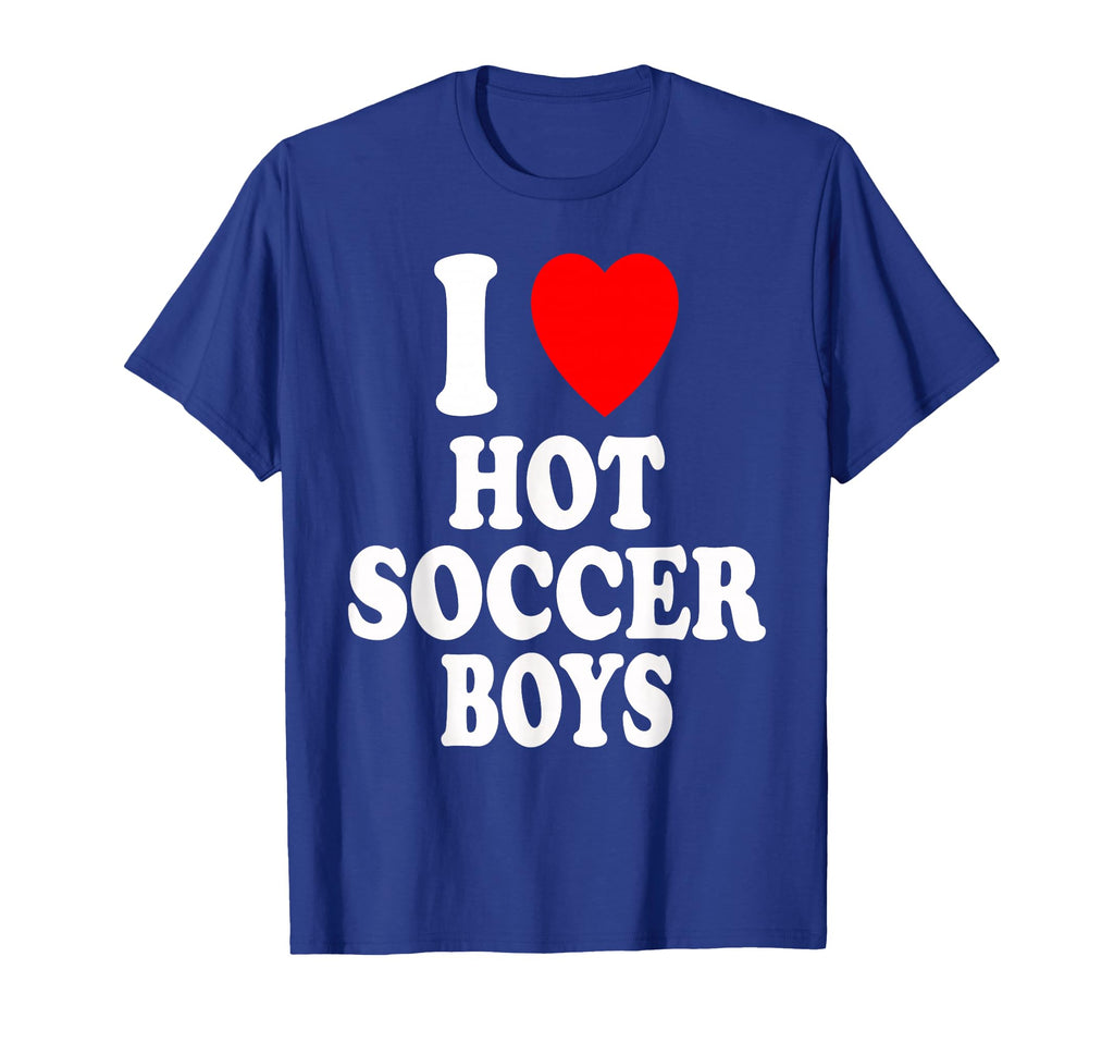 I Heart Love Hot Soccer Sexy T-Shirt - Casual Everyday Wear for Adults