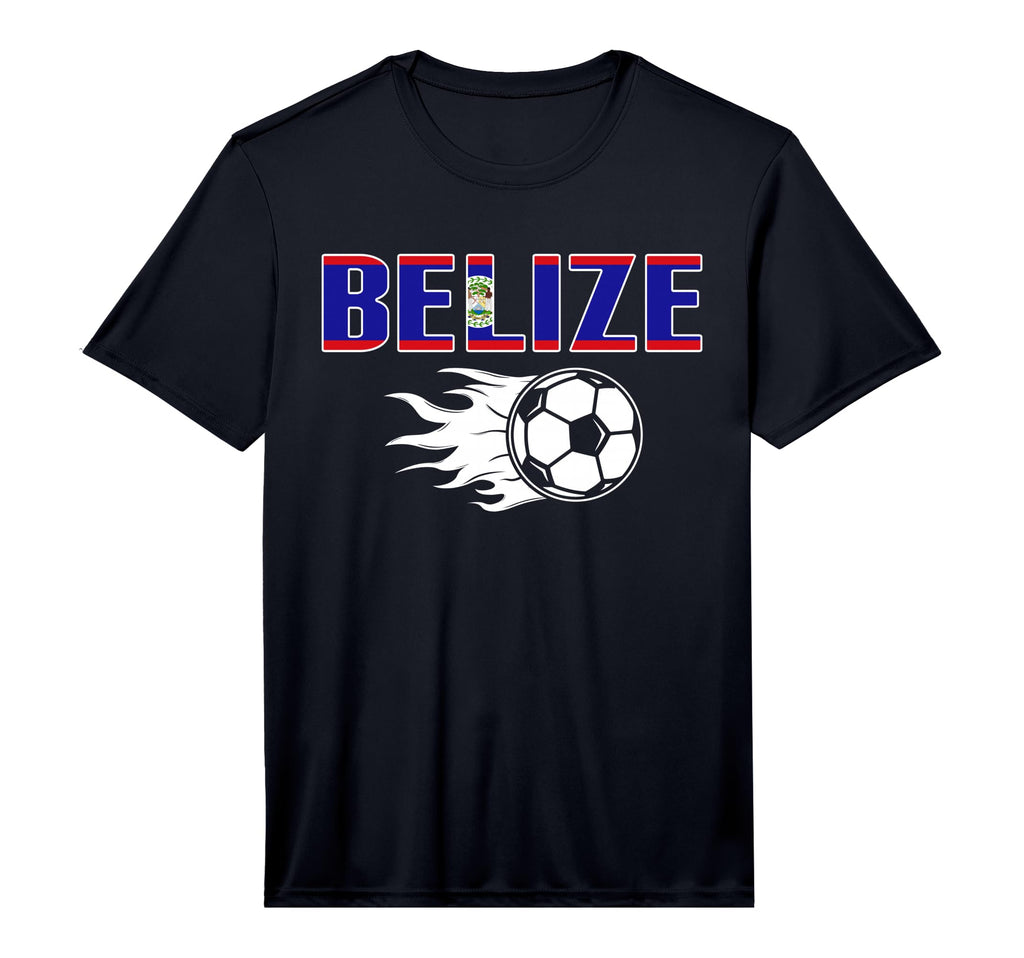 Proud Belize Soccer Fans Jersey T-Shirt - Trendy Graphic Men Women