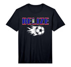 Proud Belize Soccer Fans Jersey T-Shirt - Trendy Graphic Men Women