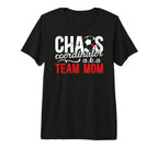 Chaos Coordinator Soccer Team Mom T-Shirt - Custom Art Print for Adults