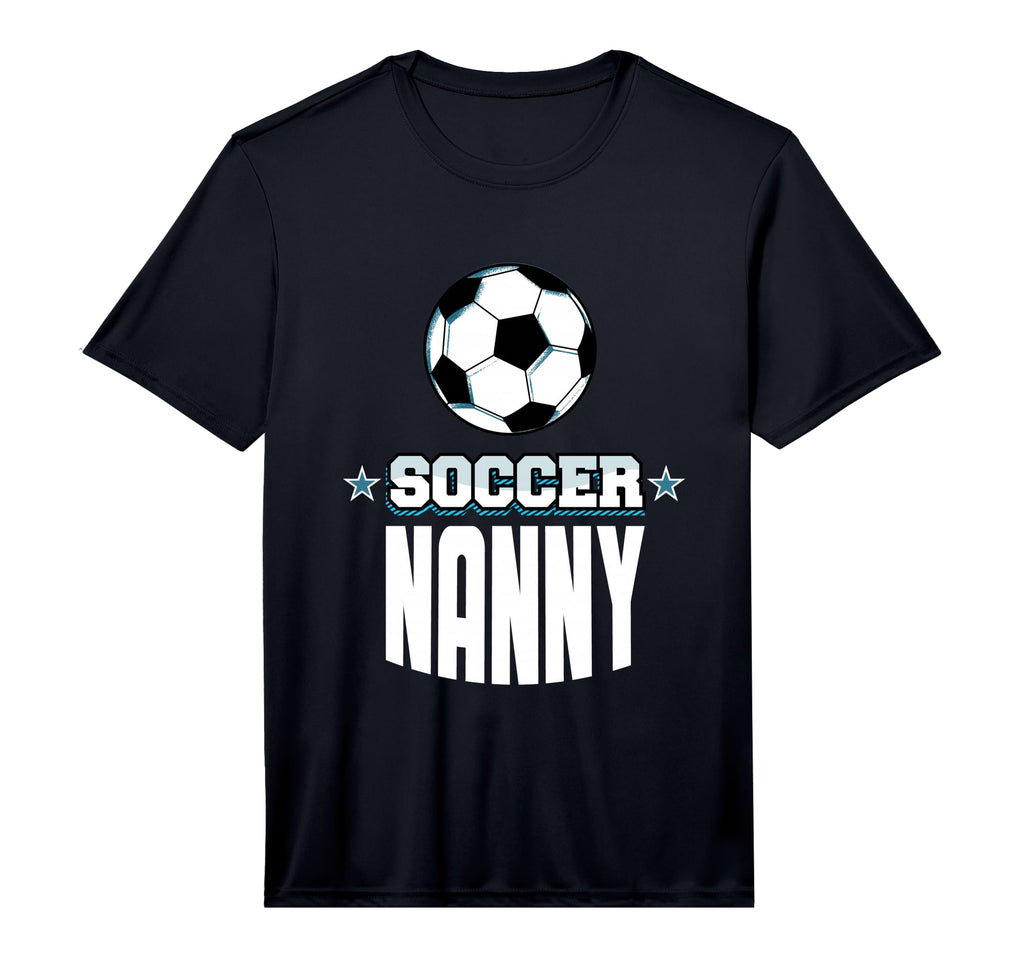 Mens Soccer Nanny Sports Mom Games T-Shirt - Novelty Apparel for Adults