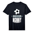 Mens Soccer Nanny Sports Mom Games T-Shirt - Novelty Apparel for Adults