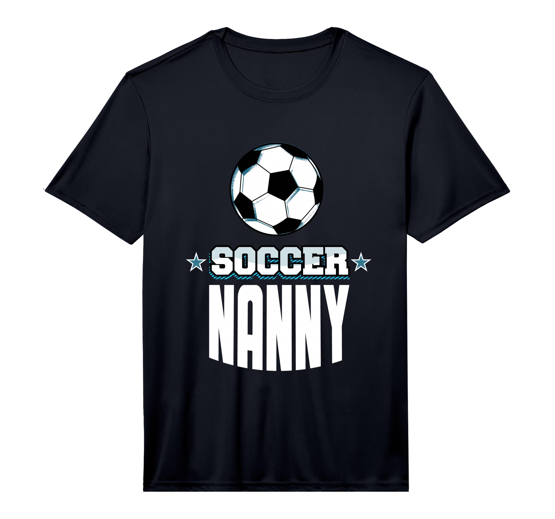 Mens Soccer Nanny Sports Mom Games T-Shirt - Novelty Apparel for Adults