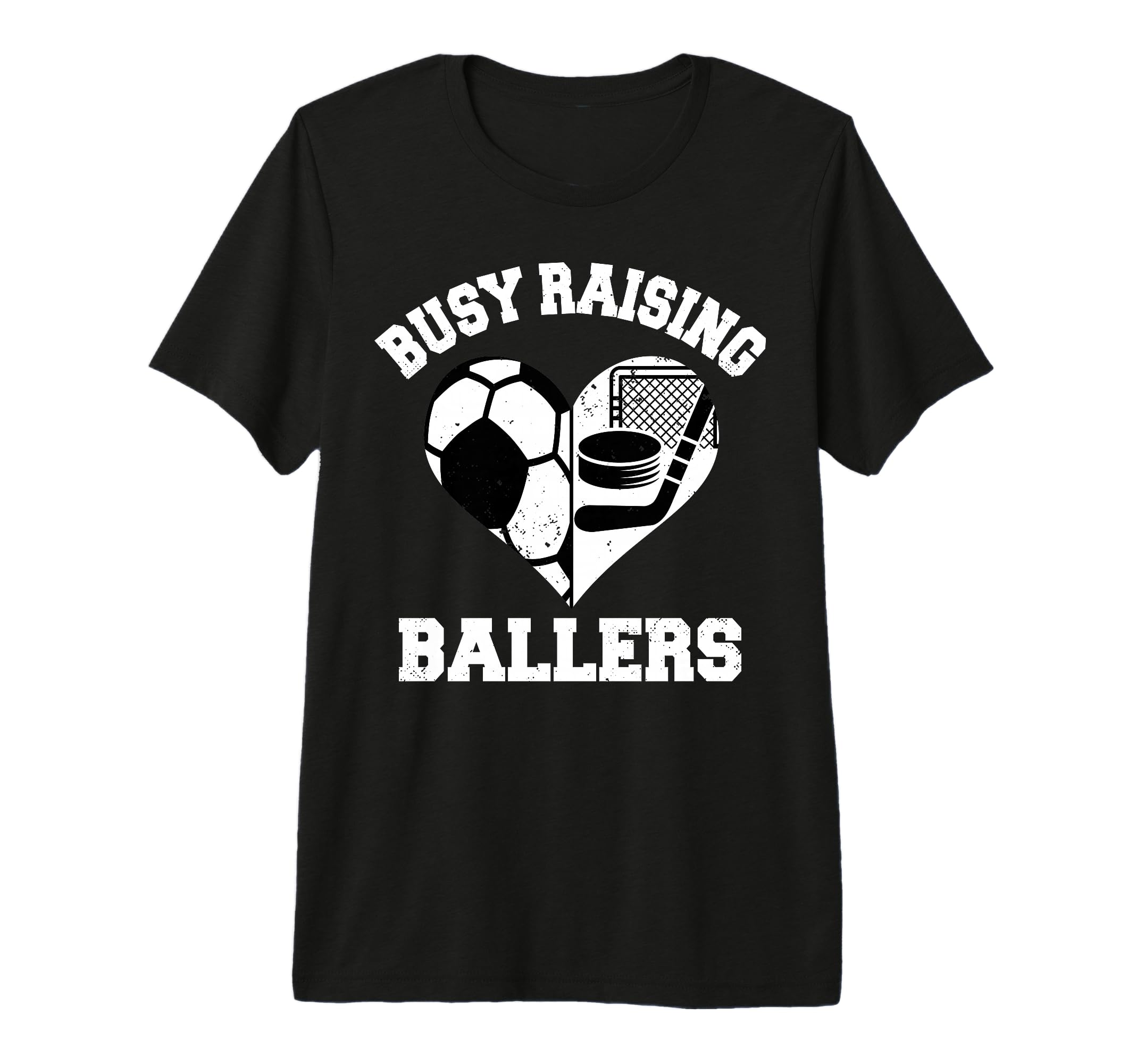 Busy Raising Ballers Soccer Hockey T-Shirt - Streetwear Style Men Women
