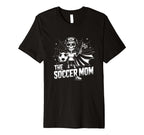 Soccer Mom Skeletton Halloween T-Shirt - Casual Everyday Wear Unisex