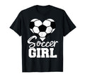 Soccer Heart Funny Heartfelt Love T-Shirt - Fun Novelty Design Men Women