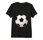 Football Funny Soccer Player Belly T-Shirt - Novelty Apparel Men Women
