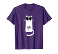 Funny Cat Wearing Sunglasses Playing T-Shirt - Aesthetic Graphic Unisex