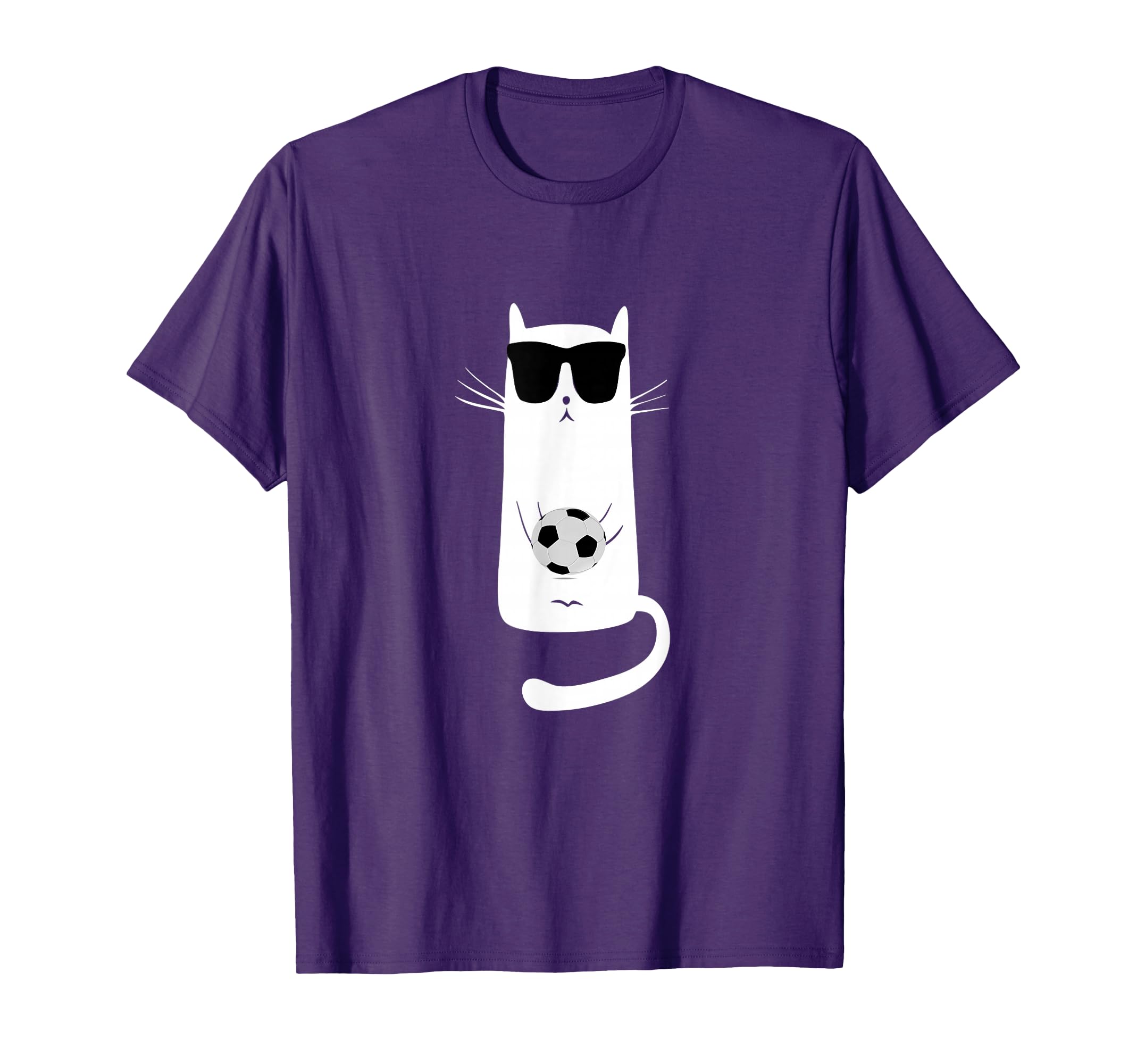 Funny Cat Wearing Sunglasses Playing T-Shirt - Aesthetic Graphic Unisex