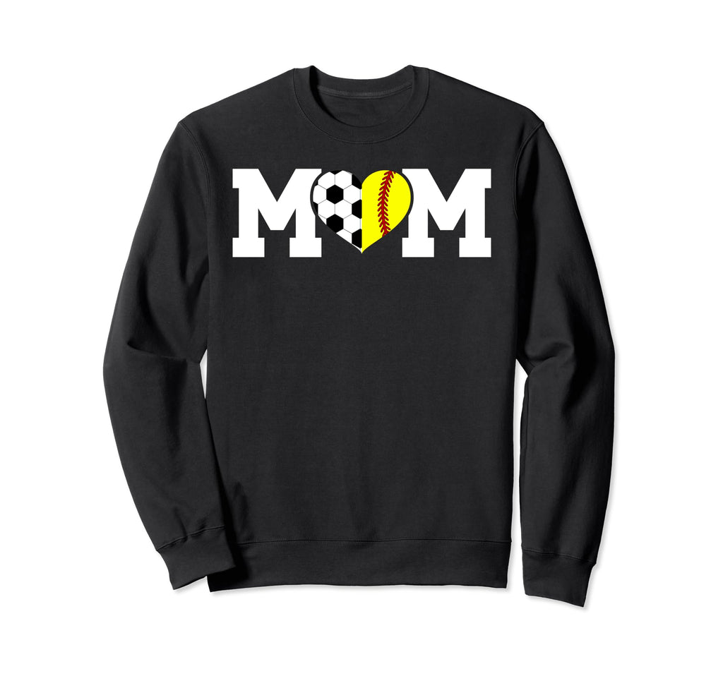 Softball Soccer Mom Soccer Sweatshirt - Fun Novelty Design Men Women