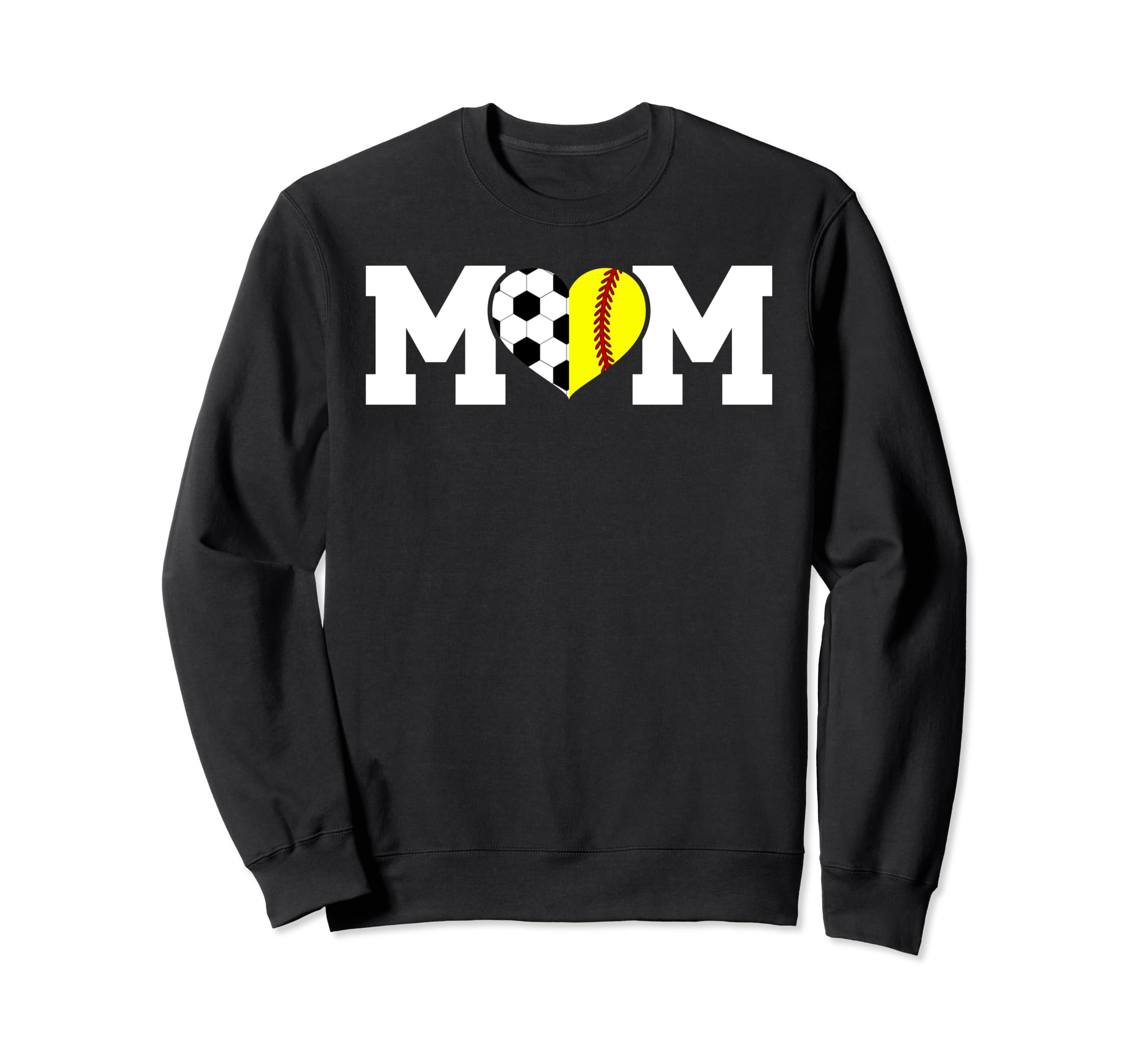 Softball Soccer Mom Soccer Sweatshirt - Fun Novelty Design Men Women