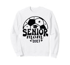 Senior Mom Soccer Class 2027 Sweatshirt - Custom Art Print for Adults