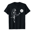 Labrador Playing Soccer Dog Lover Futbol T-Shirt - Custom Art Print Unisex