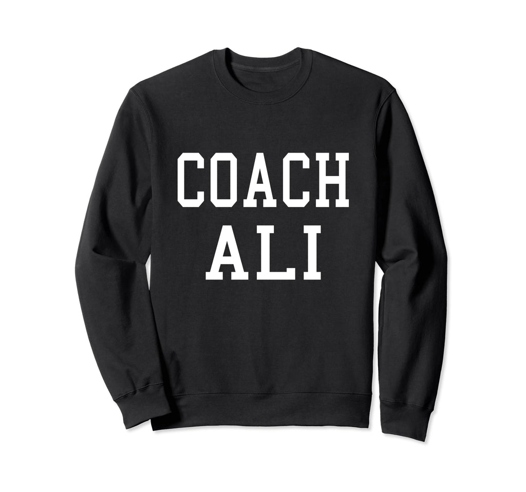 Coach Ali Custom Football Soccer Sweatshirt - Unique Graphic Unisex