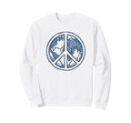 Soccer World Peace Is My Goal Sweatshirt - Aesthetic Graphic for Adults