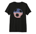 Soccer Ball Usa American Flag T-Shirt - Aesthetic Graphic Men Women