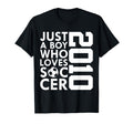 2010 Just Who Loves Soccer 16Th Birthday T-Shirt - Trendy Graphic Men Women