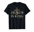 Jesus Is King Christian Faith God Sweatshirt - Graphic Print for Adults