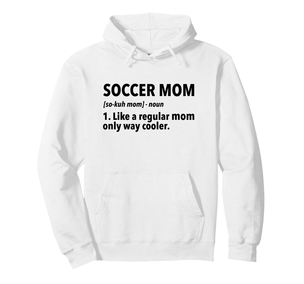 Soccer Mother Soccer Mom Definition Hoodie - Minimalist Print Unisex