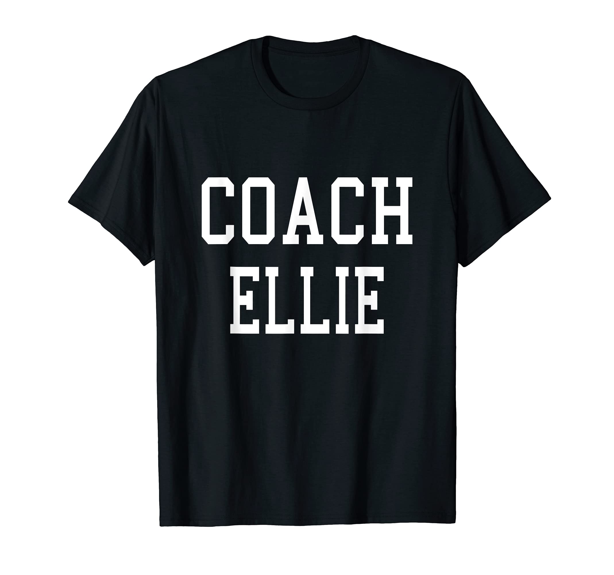 Coach Ellie Custom Football Soccer T-Shirt - Minimalist Print Men Women