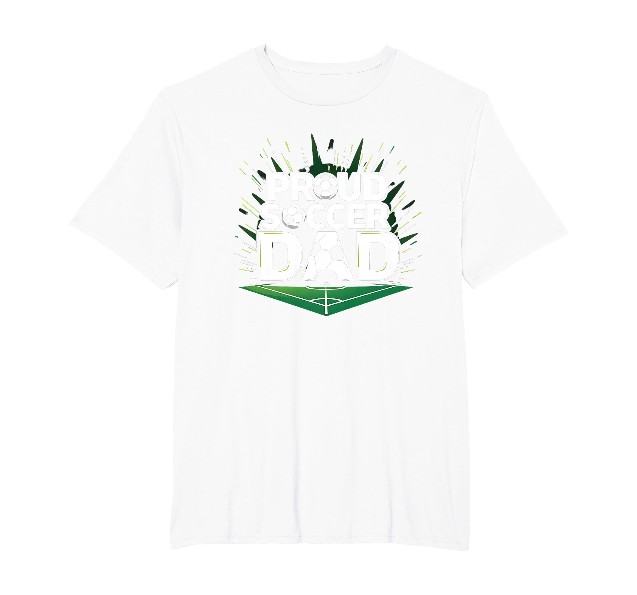 Proud Soccer Dad Cheering Sideline T-Shirt - Minimalist Print Unisex