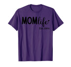 Mom Life Est 1994 New Mom Mama Mommy T-Shirt - Custom Art Print for Adults