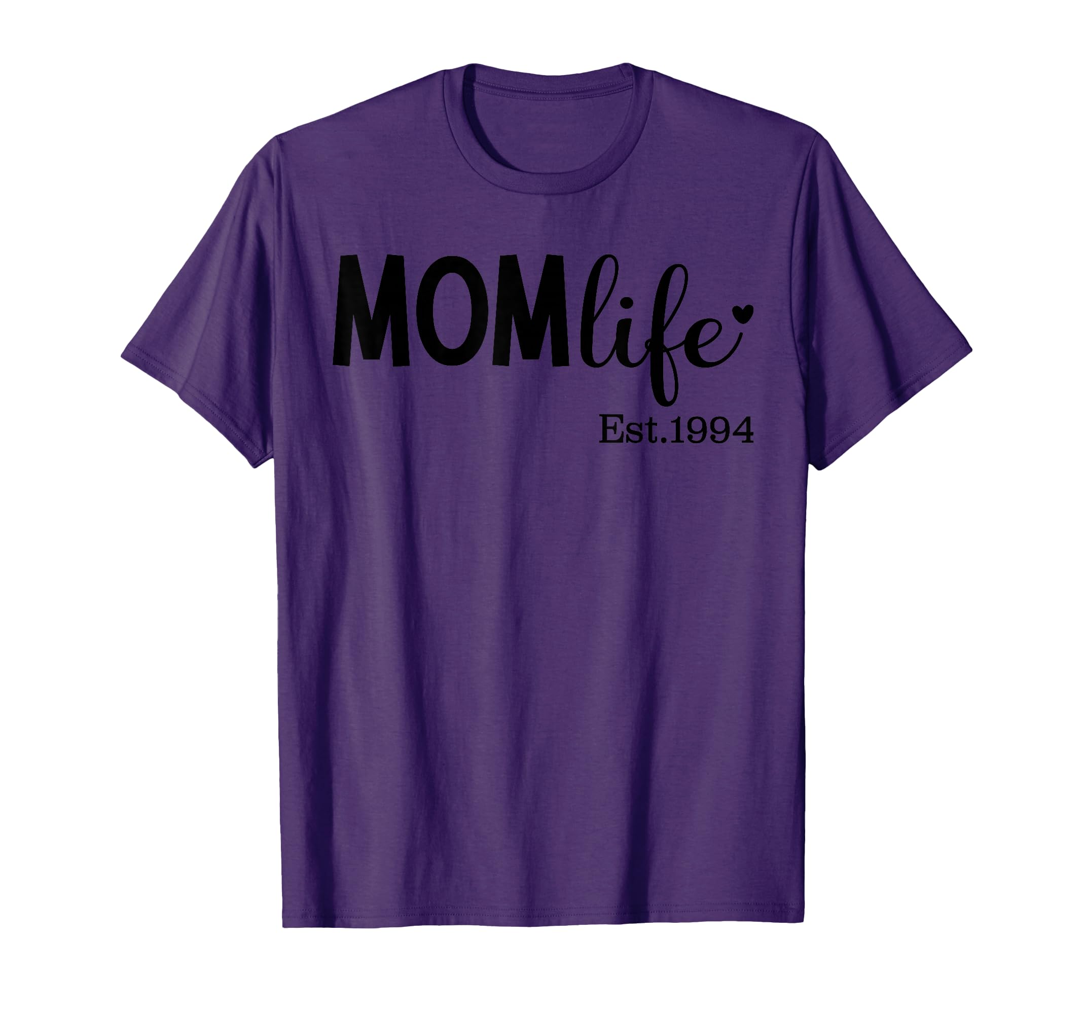 Mom Life Est 1994 New Mom Mama Mommy T-Shirt - Custom Art Print for Adults