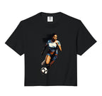 Soccer Teen Illustration Comfort Sweatshirt - Custom Art Print Men Women