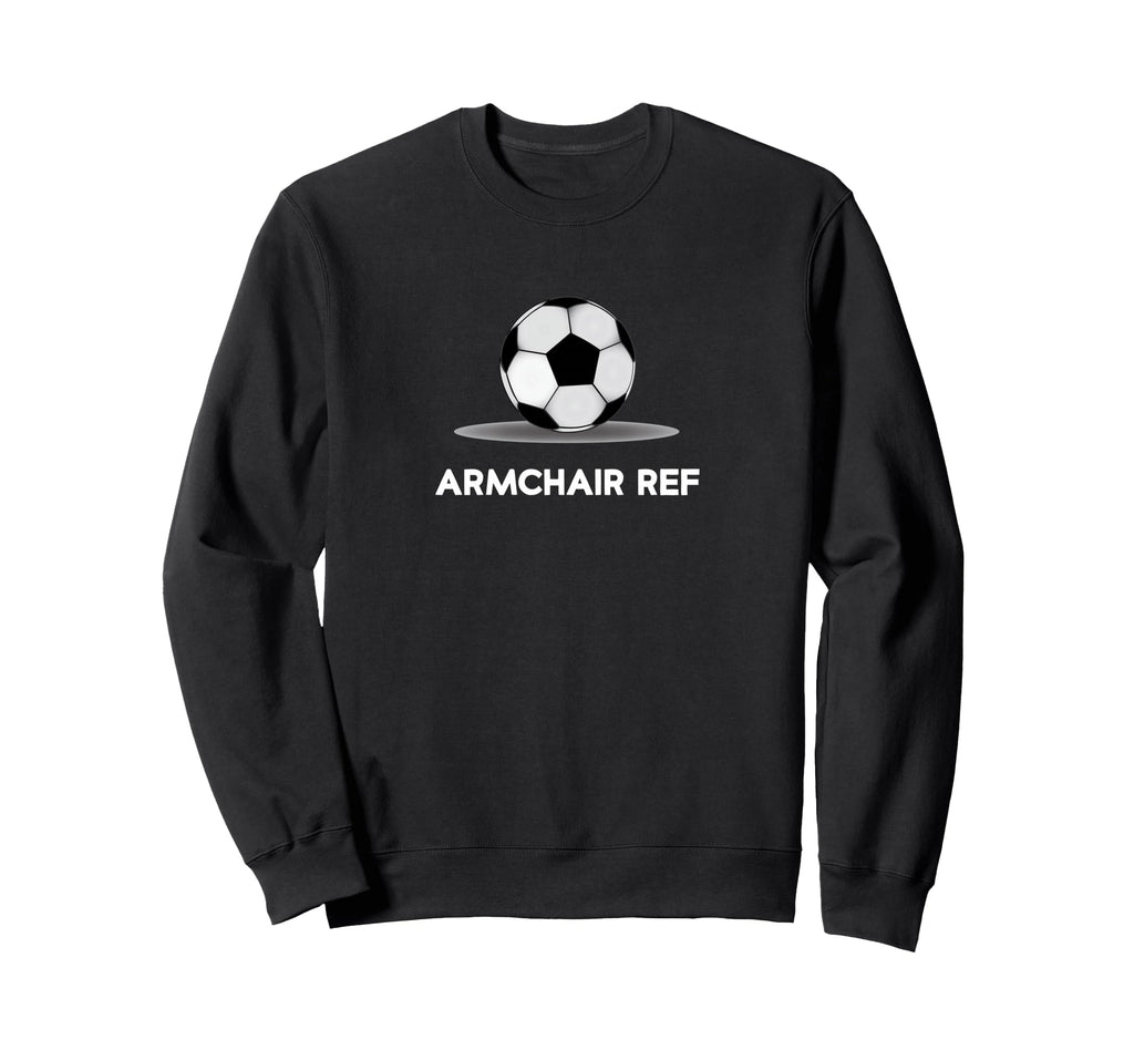 Armchair Ref Football Sports Dad Sweatshirt - Aesthetic Graphic for Adults