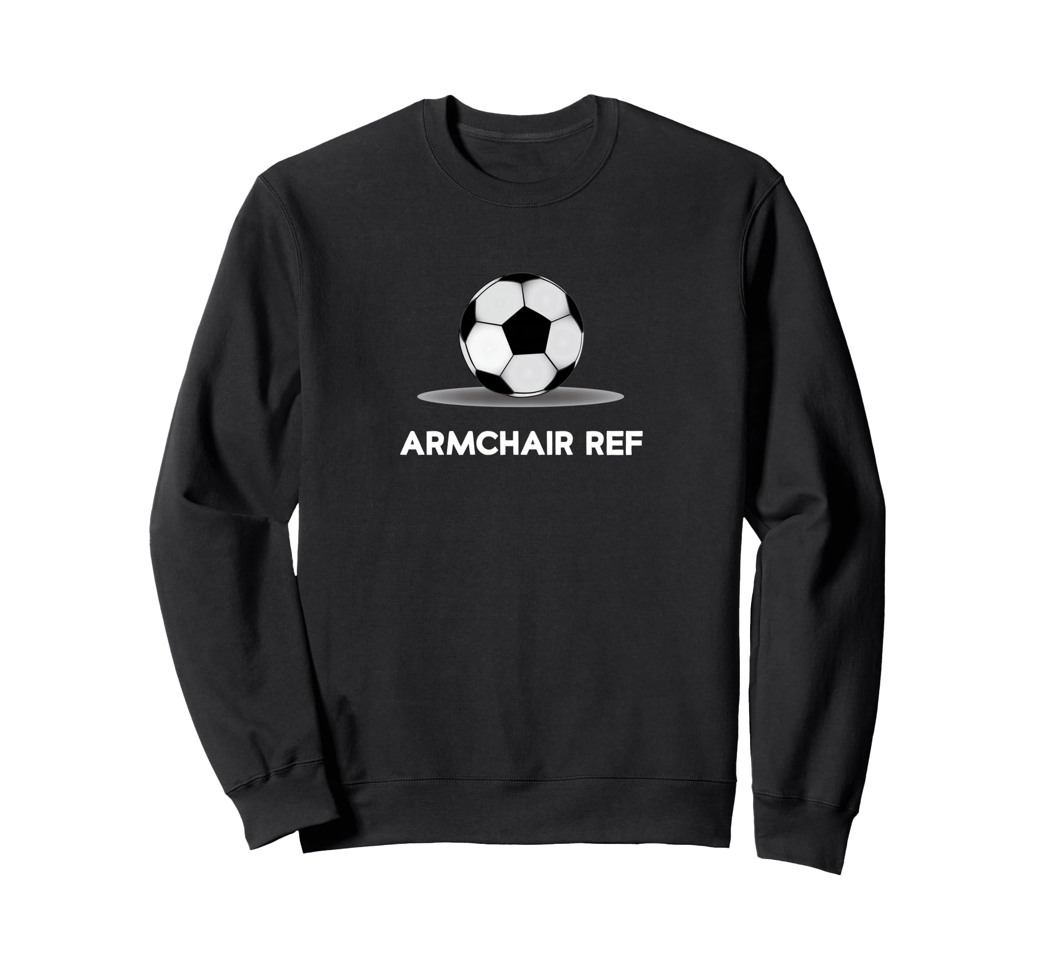 Armchair Ref Football Sports Dad Sweatshirt - Aesthetic Graphic for Adults
