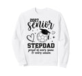 2027 Senior Soccer Stepdad Proud Sweatshirt - Fun Novelty Design Men Women