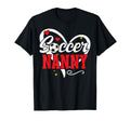 Soccer Nanny Heart Grandma Nanny Soccer T-Shirt - Graphic Print Men Women