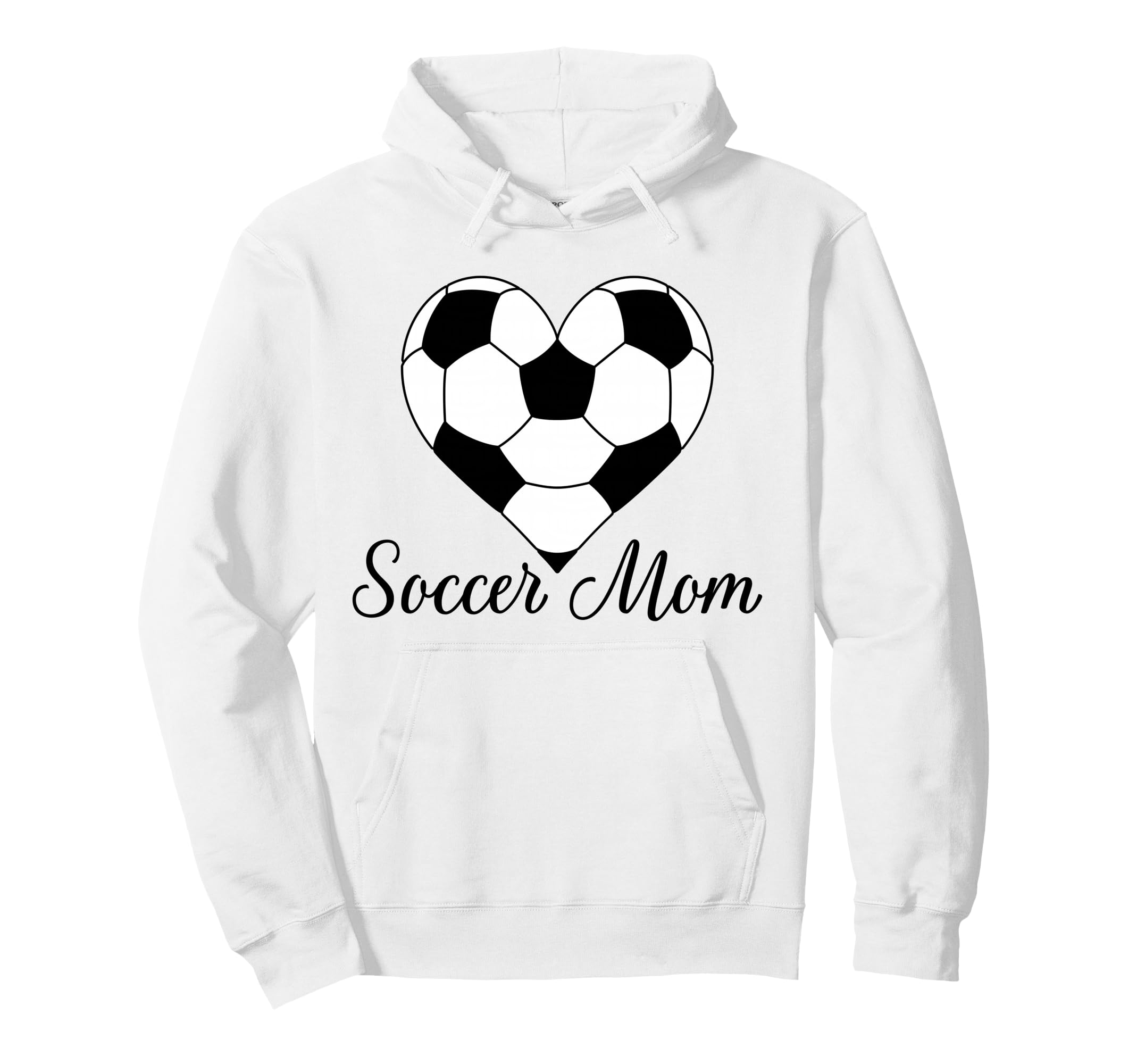 Soccer Mom Funny Soccer Gift Football Hoodie - Graphic Print for Adults