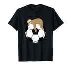 Lazy Sloth Sleeping Soccer Ball T-Shirt - Unique Graphic Men Women