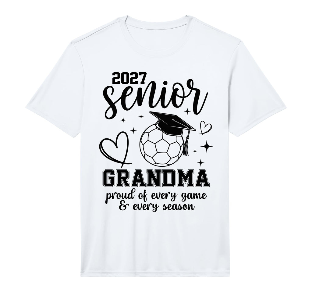 2027 Senior Soccer Grandma Proud Family T-Shirt - Aesthetic Graphic Unisex