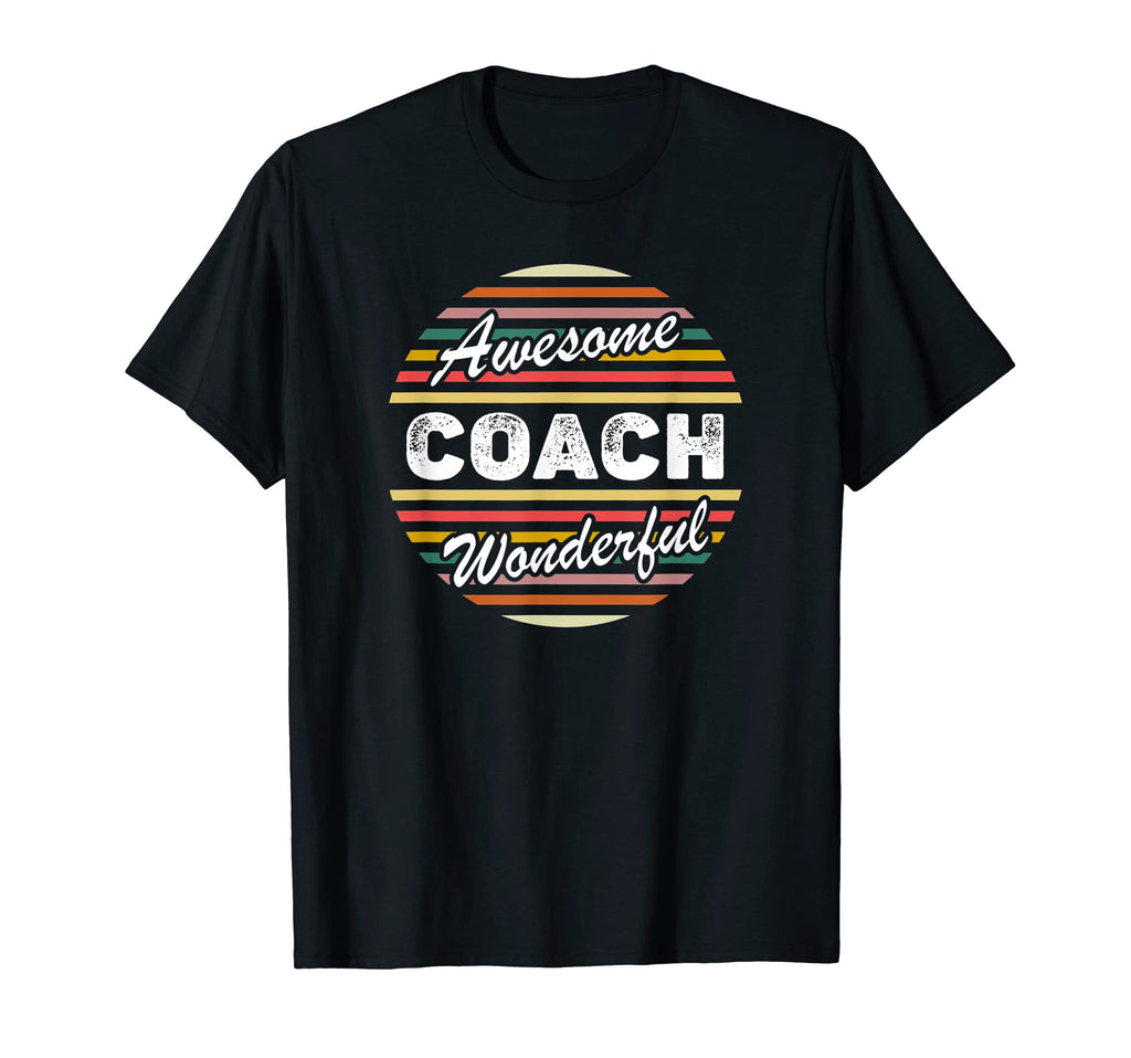 Coach Gifts Funny Thank You Appreciation T-Shirt - Minimalist Print Unisex