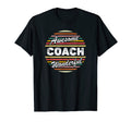 Coach Gifts Funny Thank You Appreciation T-Shirt - Minimalist Print Unisex